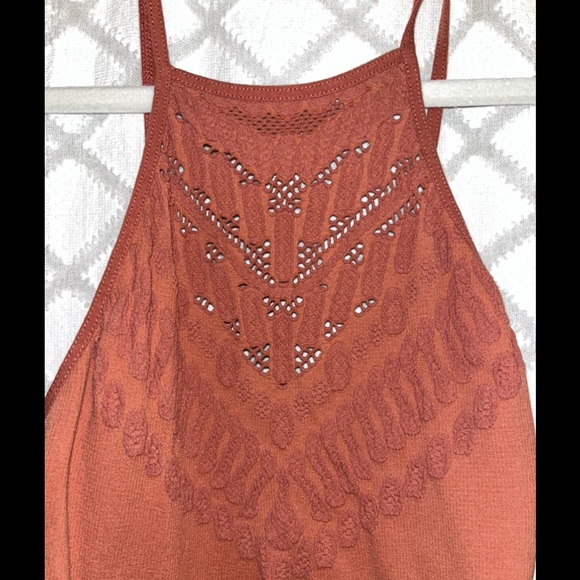 Orange halter bodysuit free people intimately - Picture 2 of 4